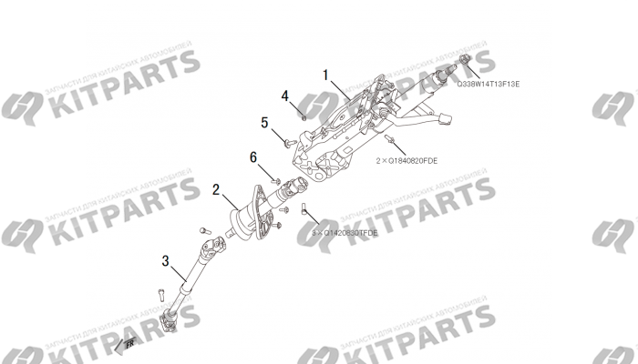 Рулевая колонка Haval H8