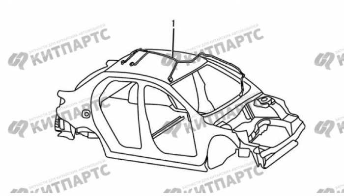 Жгут проводов крыши Dong Feng S30