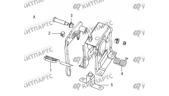 Педаль сцепления Great Wall Wingle 5